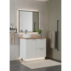 ВГ 900 Белый софт матовый/Белый гладкий Арника РМ (со столешницей) в.1 ВГ 900 Белый софт матовый/Белый гладкий Арника РМ (со столешницей) в.1