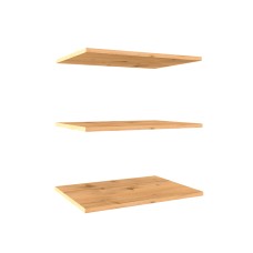 Полки Crown 19, Графит, Дуб золотистый Полки Crown 19, Графит, Дуб золотистый