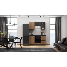 Кухня Техно-6 1,5м (Графит/Экзотическое дерево Амазония/Графит софт NEW) Кухня Техно-6 1,5м (Графит/Экзотическое дерево Амазония/Графит софт NEW)