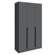 Шкаф Мадрид (1,3) без зеркала графит серый
