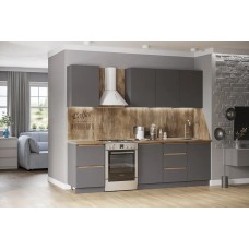 Кухня Айден 2,0, Графит серый Кухня Айден 2,0, Графит серый