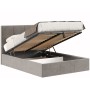 Кровать с подъёмным механизмом 1600 Марсель, пепел
