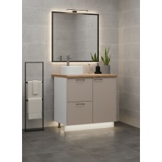 ВГ 900 Магнолия/Белый гладкий Арника РМ (со столешницей) в.2 ВГ 900 Магнолия/Белый гладкий Арника РМ (со столешницей) в.2