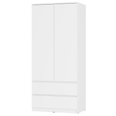 Шкаф двухстворчатый Симпл ШК-03, белый