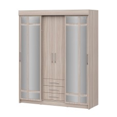 Шкаф-купе Фортуна, ясень шимо светлый