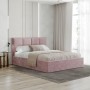 Кровать 160х200 с реечным настилом Линда КР-16, Шарли Пинк