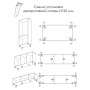 Шкаф распашной с декоративными опорами Антеро ШК-800
