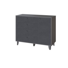 Комод Катрин-13, Графит, Гранит лофт