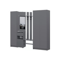 Прихожая Бали, Графит. Комплект 3