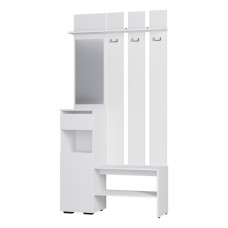 Прихожая "Мия" ПР-03 белый белый Прихожая "Мия" ПР-03 белый белый