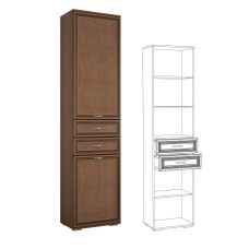 ЛШ-3 Пенал с ящиками Ливорно, Орех ЛШ-3 Пенал с ящиками Ливорно, Орех