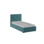 Кровать с ортопедическим основанием Манука (0,9м), Бирюзовый