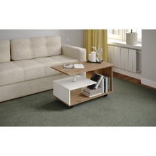 Журнальный стол Консул-5, Дуб крафт табачный, дуб крафт белый