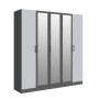 Шкаф Вегас 2000, Графит серый, Камень серый