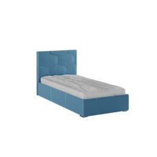Кровать с ортопедическим основанием Манука (0,9м), Светло-голубой