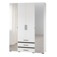 Шкаф Модена 4-хств. МШ-24 белый/венге Шкаф Модена 4-хств. МШ-24 белый/венге