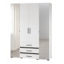 Шкаф Модена 4-хств. МШ-24 белый/венге