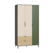 Шкаф Марвэл 16.317.03, Темно-серый, Сатин, Плэйн, Зеленый
