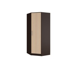 Шкаф угловой Фиеста, Дуб беленый, Венге