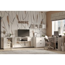 Гостиная Флекс. Комплект 3, Дуб Шавиниган