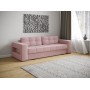 Диван раскладной Доро, пыльная роза/мдф пудра