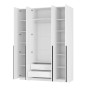 Шкаф 4-х створчатый ШК-13 Айрон, Белый