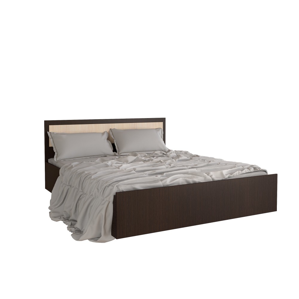 Кровать с подъемным механизмом Фиеста 1,6м, Дуб беленый, Венге Кровать с подъемным механизмом Фиеста 1,6м, Дуб беленый, Венге