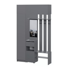 Прихожая Бали, Графит. Комплект 14