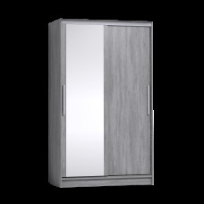 Шкаф-купе с зеркалом Strike 1200 Atelier светлый