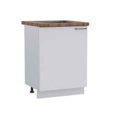 КГ ШНМ 600 Белый (эмаль)/Белый гладкий Арника РМ (со столешницей)