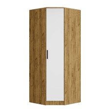 Шкаф угловой "Евро" ШКУ-01 крафт/белый Шкаф угловой "Евро" ШКУ-01 крафт/белый