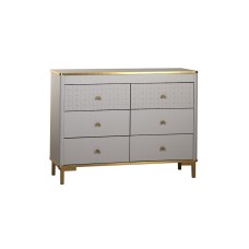 Комод Антре 65.01, Серый, Золото