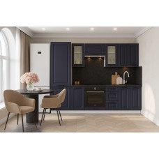 КГ Грейвуд 260 Синий (со столешницей, черный, 26) в.10