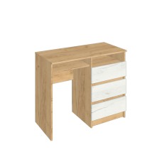 Столик туалетный Зара, дуб крафт золотой, крафт белый Столик туалетный Зара, дуб крафт золотой, крафт белый