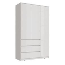 Шкаф Челси 1200, Белый глянец холодный, Белый