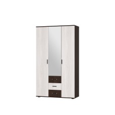 Шкаф трехдверный Белла, венге/ясень белый Шкаф трехдверный Белла, венге/ясень белый