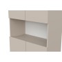 Модульная система "Бали" Шкаф (с нишей) Меланж