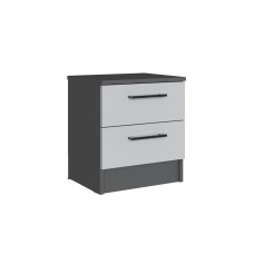 Тумба прикроватная Вегас, Графит серый, Камень серый