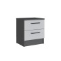 Тумба прикроватная Вегас, Графит серый, Камень серый