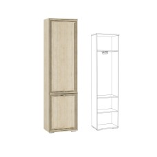 ЛШ-2 Пенал платяной с выдвижной штангой Ливорно, Сонома