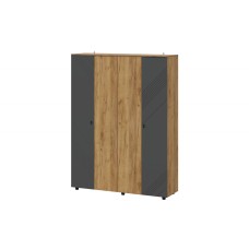 Шкаф четырехстворчатый Байкал, Дуб Золотой, Графит Шкаф четырехстворчатый Байкал, Дуб Золотой, Графит