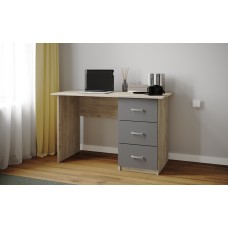 Письменный стол Сити-1, Дуб крафт серый, графит серый Письменный стол Сити-1, Дуб крафт серый, графит серый