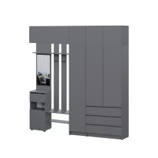 Прихожая Бали, Графит. Комплект 26