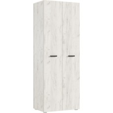Шкаф двухстворчатый Нэнси New (800), Дуб Крафт Белый