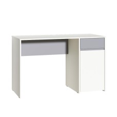 Торонто Стол 12.149 Белый PE шагрень, Стальной Серый