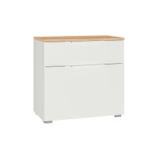 Тумба для обуви Октава 16.127, Белый шагрень, Дуб золотой