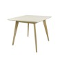 Стол обеденный Олсон Мини 100, слоновая кость/натуральный