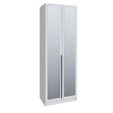 Шкаф Мадрид (0,8) с 2 ящ. внутри с зеркалом белый Шкаф Мадрид (0,8) с 2 ящ. внутри с зеркалом белый