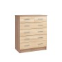 Комод большой Катрин 5, ясень шимо/дуб сонома