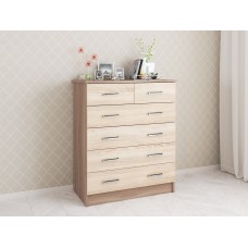 Комод большой Катрин 5, ясень шимо/дуб сонома